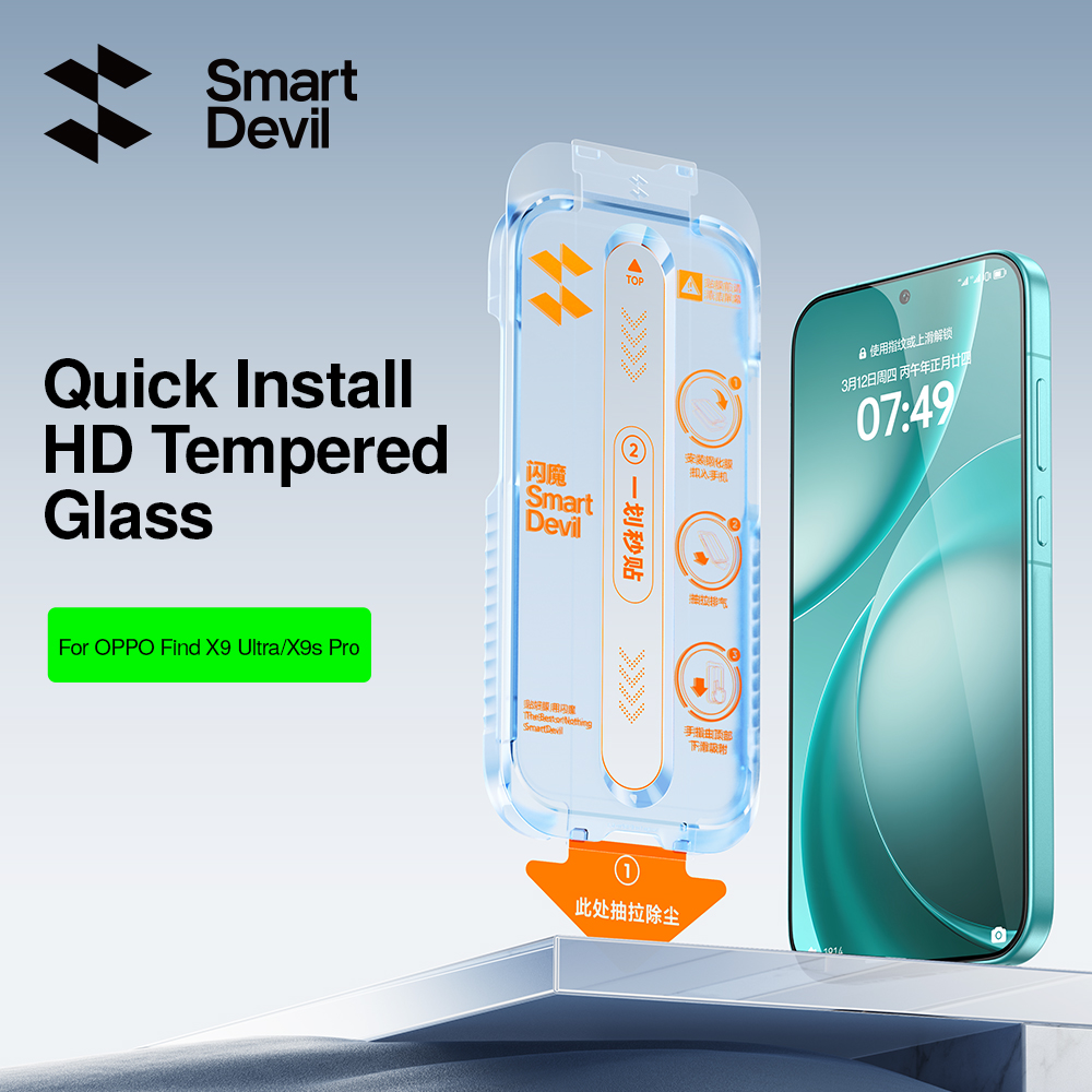 Oppo Find X8 - Protecteur d'écran SmartDevil sans poussière pour