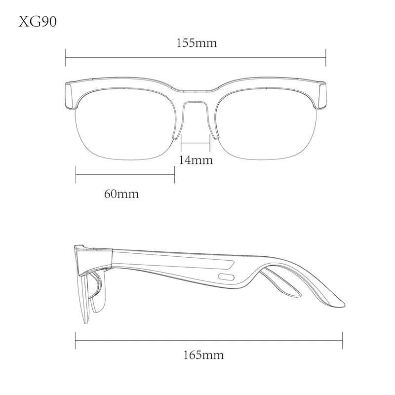 Smart Glasses Lens - Lunettes intelligentes AI 8K pour Xiaomi,